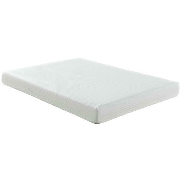 Modway Furniture 8 in. Aveline King Mattress, White MOD-5490-WHI